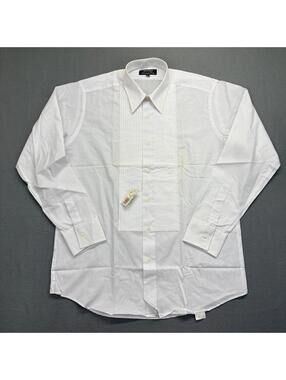 DEADSTOCK Arrow Tuxedo Shirt Formal Wear White Dress Shirt 16 34/35